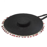 Bohemian Style Sequined Fringe Wool Felt Hat - Black